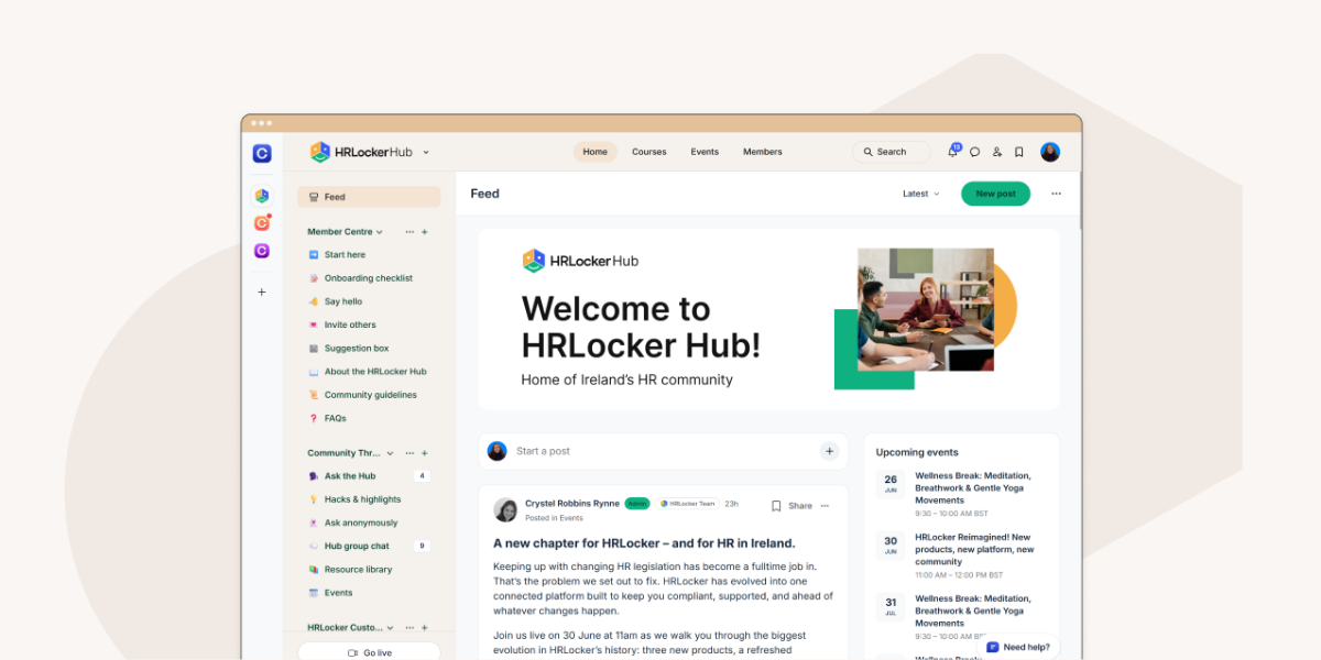 HRLocker launches Ireland-wide HR community (and Woodview HRM is an Expert Partner)